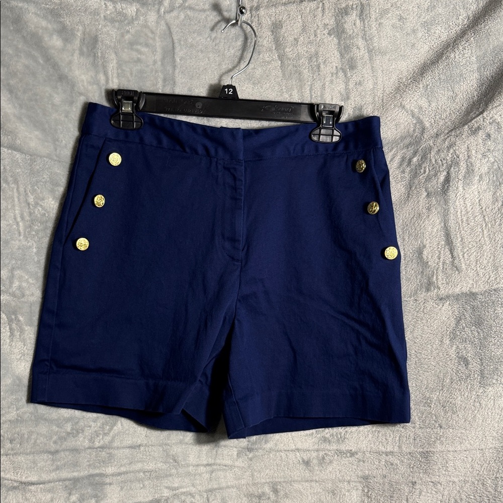 Marilyn Monroe Dark Blue Shorts with Gold Accents women’s size 8 sailor style